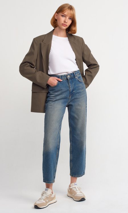Dilvin 71350 Tint Yıkama Relax Denim Pantolon