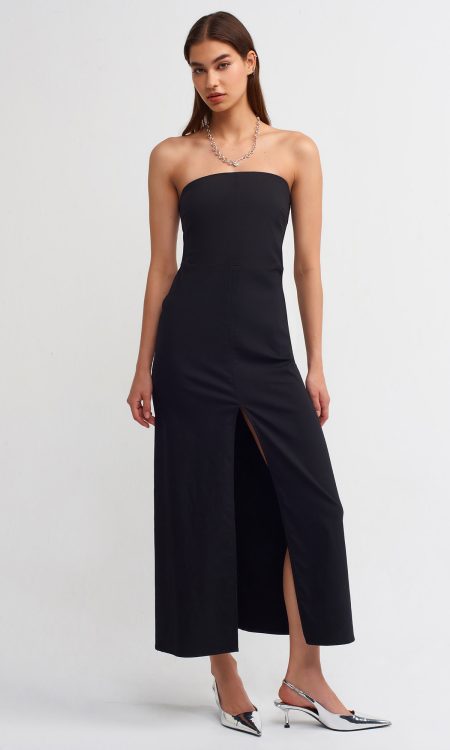 Dilvin 90758 Straplez Elbise