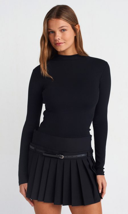 Dilvin 31433 Yarım Balıkçı Yaka Top
