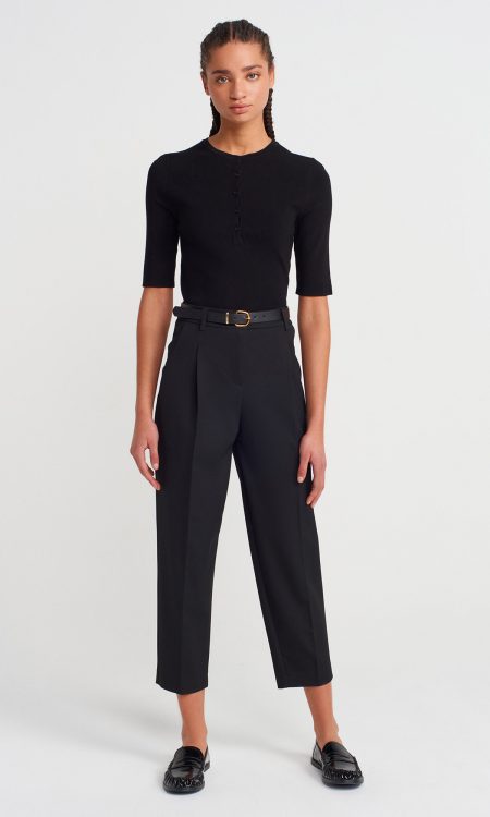 Dilvin 71649 Kemerli Havuç Fit Pantolon
