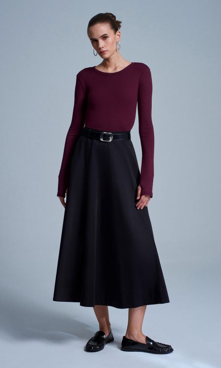 Dilvin 32319 Modal Karışımlı Uzun Kollu Top