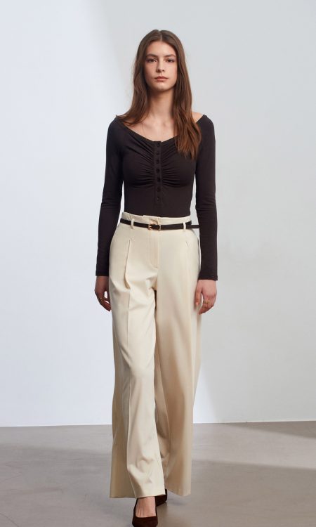 Dilvin 72646 Kemerli Palazzo Pantolon