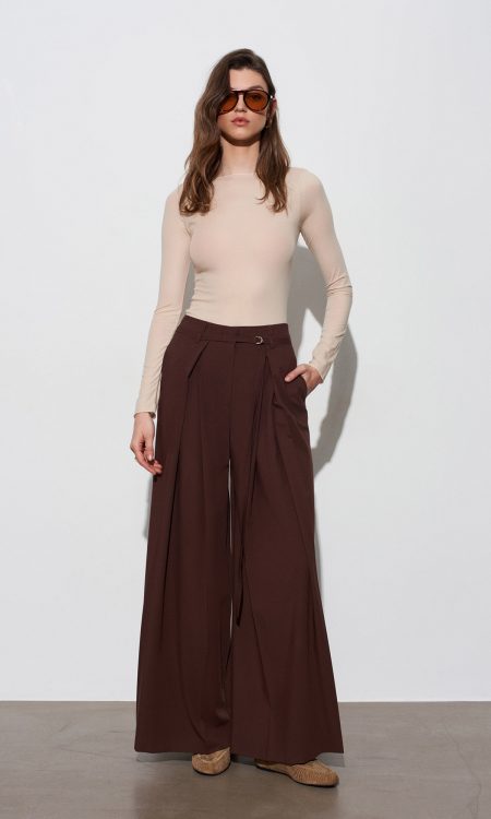 Dilvin 72665 İnce Kemerli Pantolon